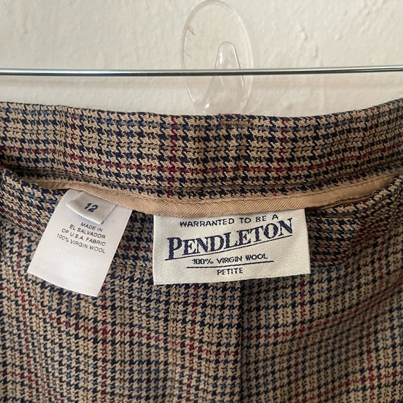 Brown Plaid Trousers - Picture 6 of 7